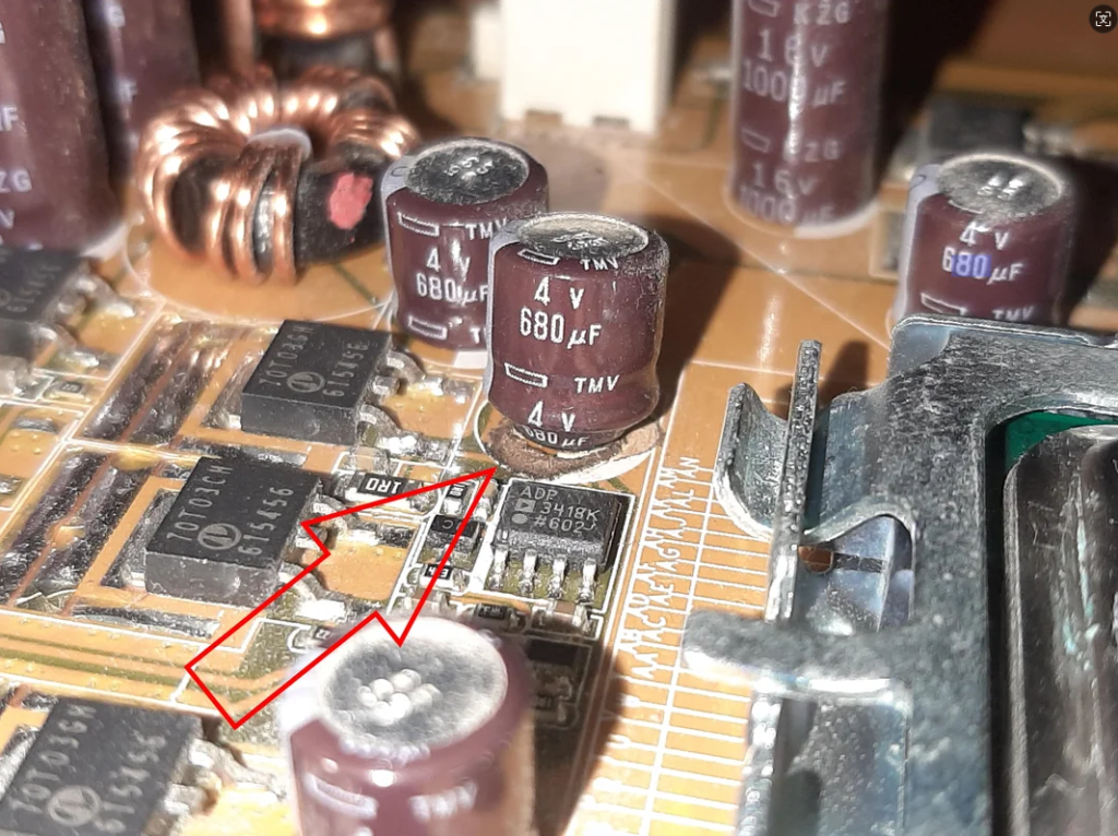 3 leaking capacitor