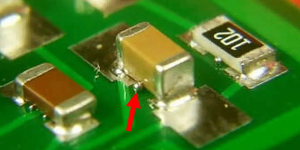 4 pcb with solder balling