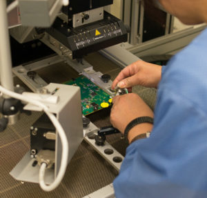 4 performing maintenance on a selective soldering machine