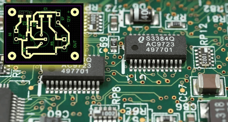 5 integrated circuit close up