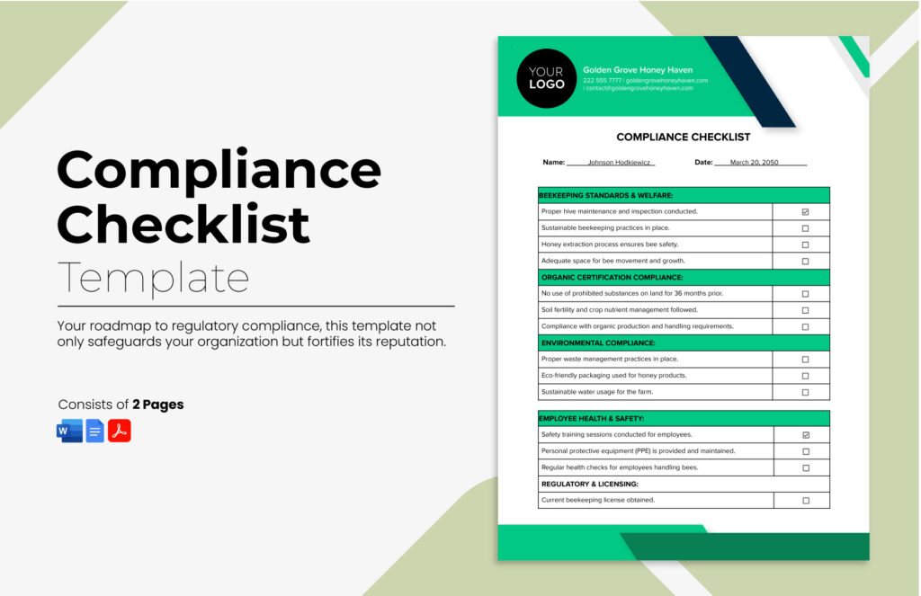 6 compliance checklist