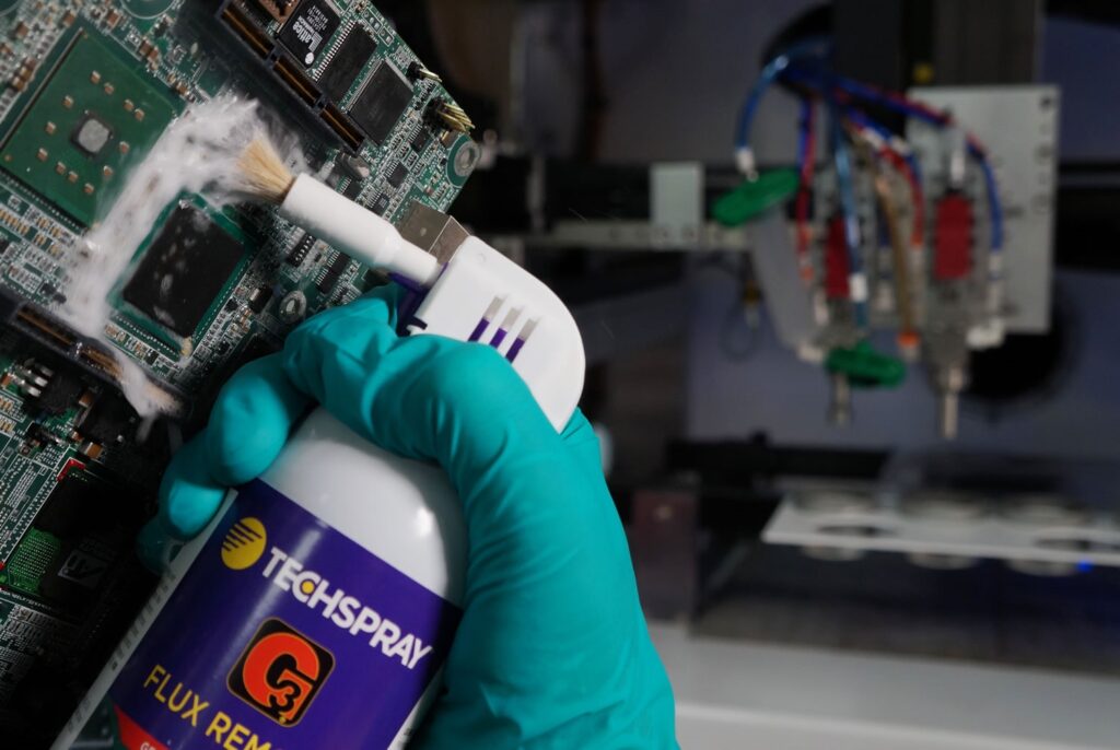 7 repairing conformal coating on a pcb