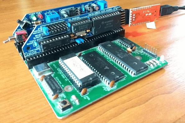 Hybrid PCB Assembly with Through-Hole and Surface Mount Components