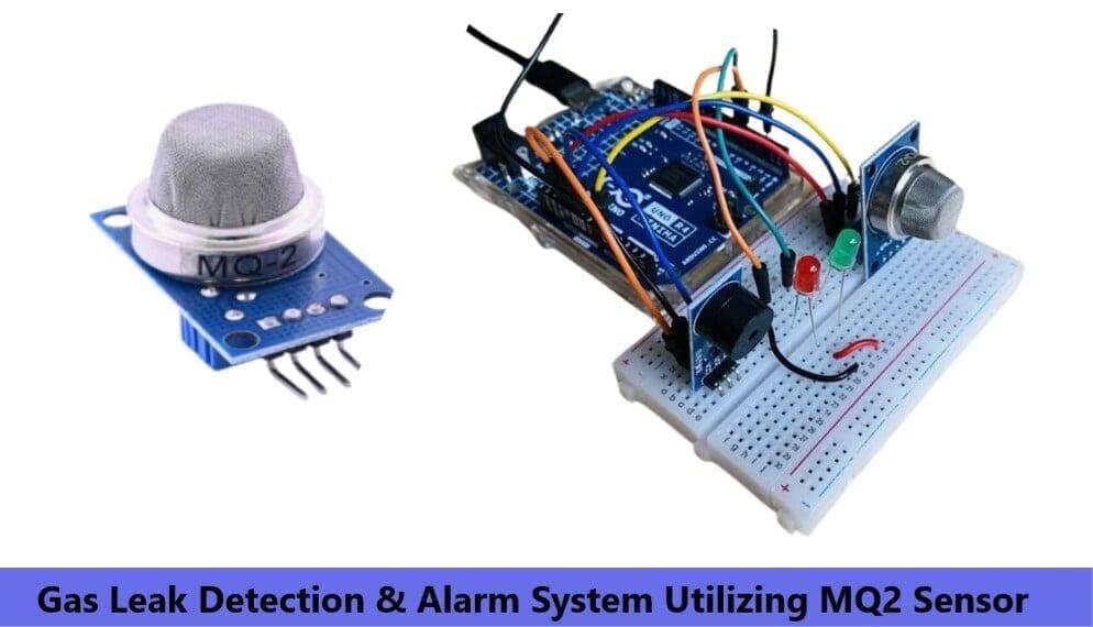4 gas leak detection system with alarm