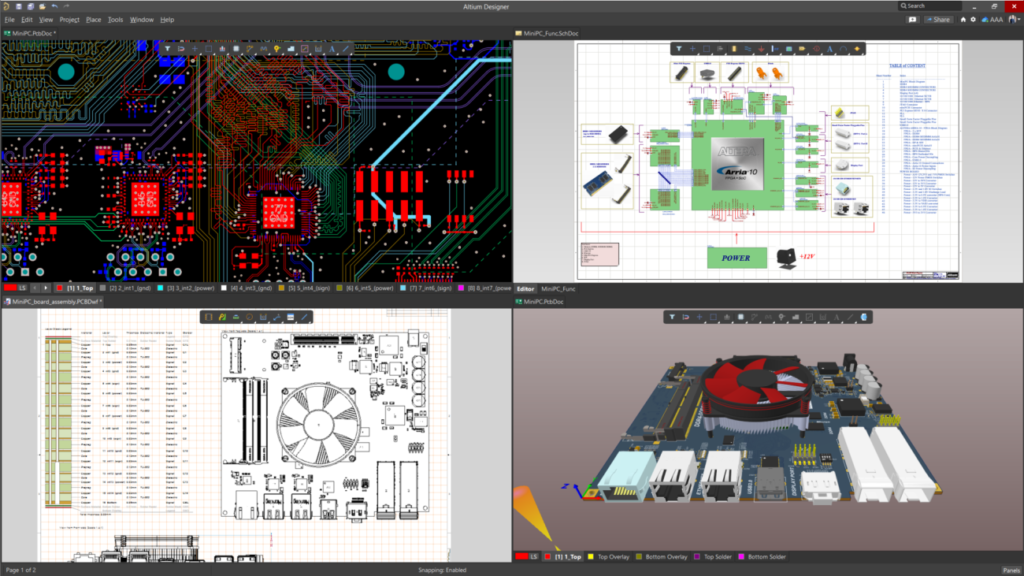 p2 pcb layout design
