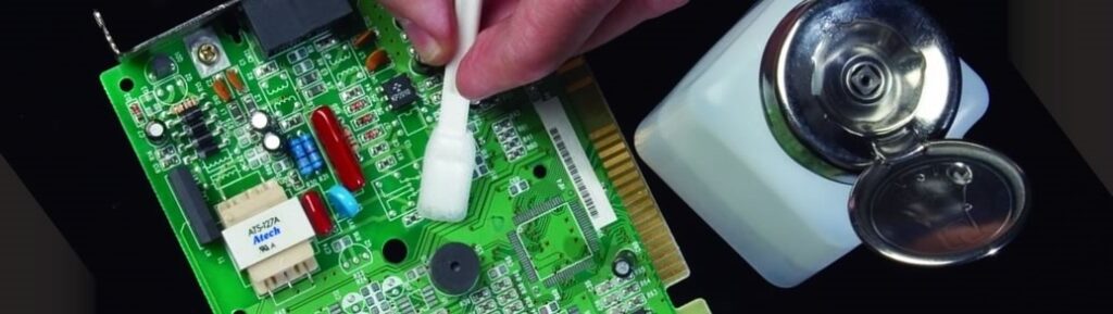 p4 cleaning pcb with alcohol