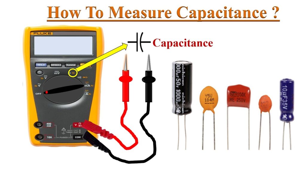 p5 testing capacitor with multimeter