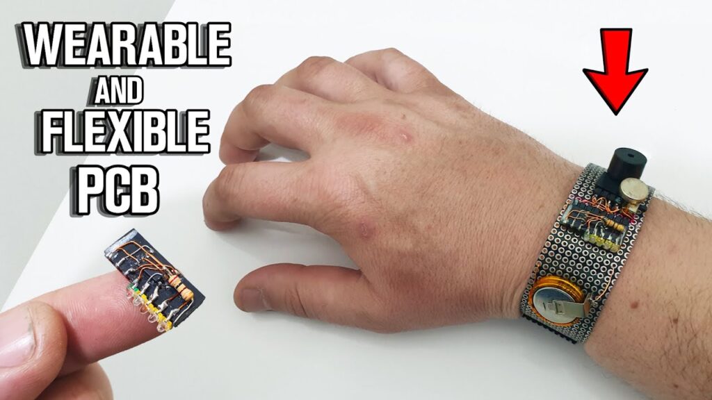 p8 flexible pcb for wearables