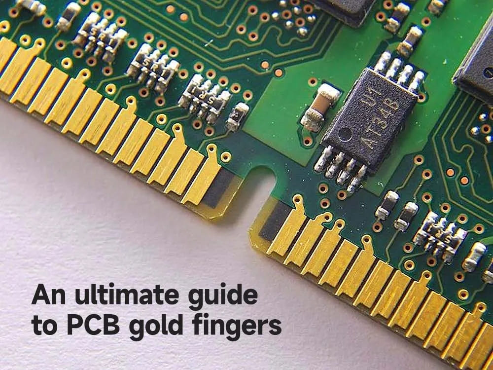 2 close up of gold finger connectors