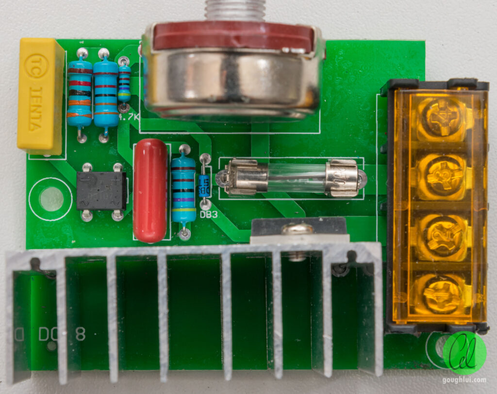 scrs on a printed circuit board