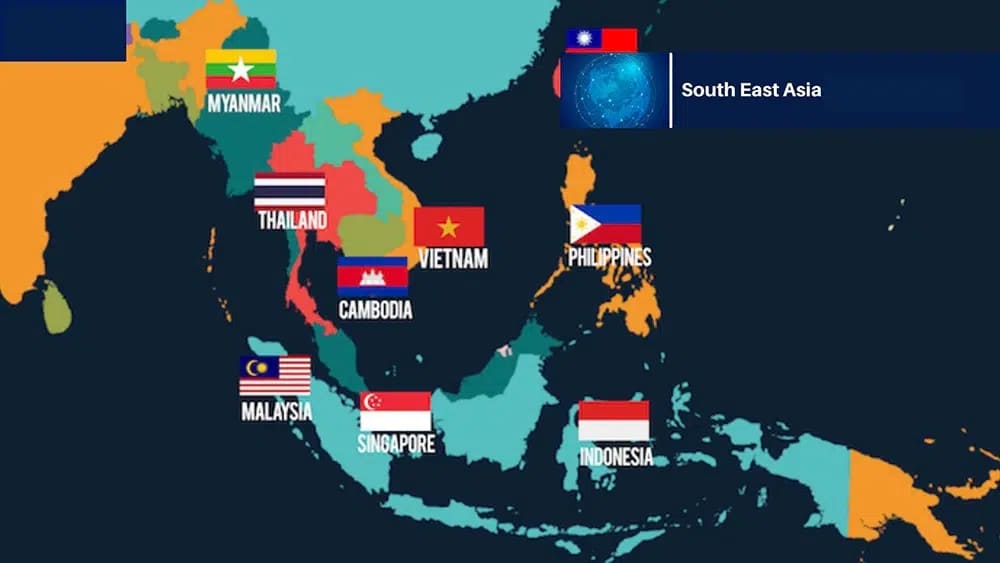 4 map of pcb manufacturing hubs in asia