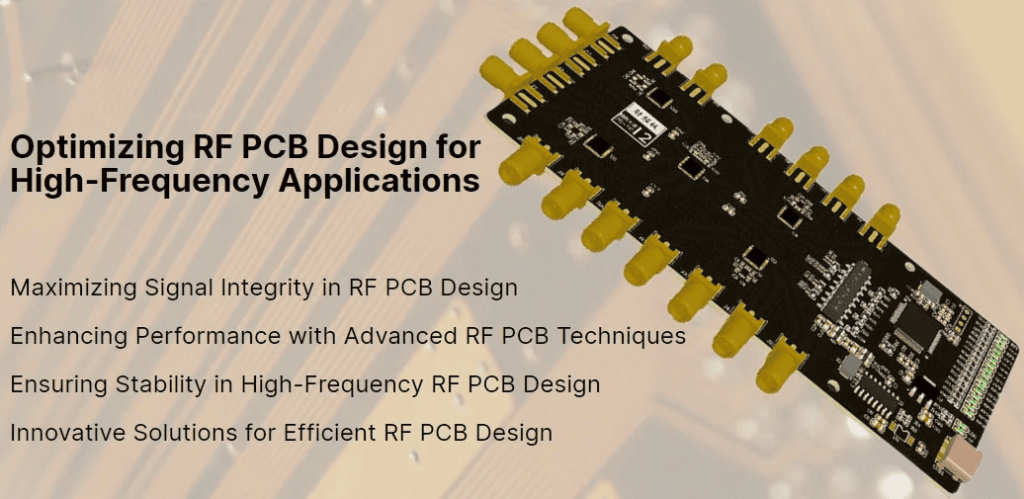 4 rf pcb design and signal optimization