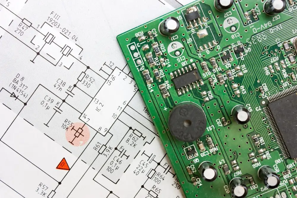 A well-designed PCB layout optimized for automated assembly, with proper fiducial marks, component spacing, and clear labeling.