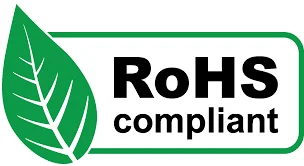 RoHS-compliant PCB manufacturing certification label used in Unit Circuits turnkey PCBA services