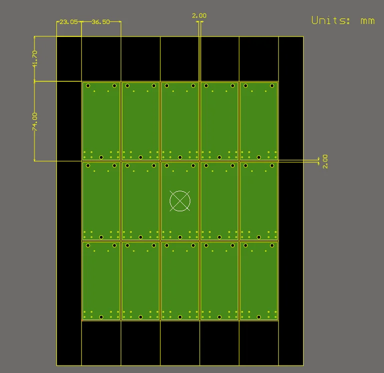 Panelized PCB layout for efficient small batch turnkey PCB assembly with no MOQ