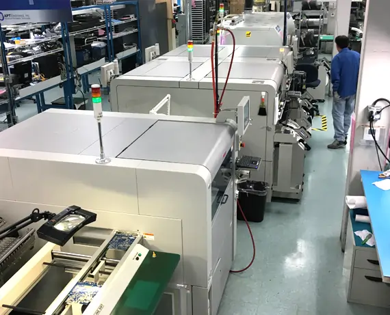 Turnkey PCB Assembly Service in China with SMT Production Line