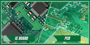 High-density IC board with BGA, QFN, and SMT components for compact electronics