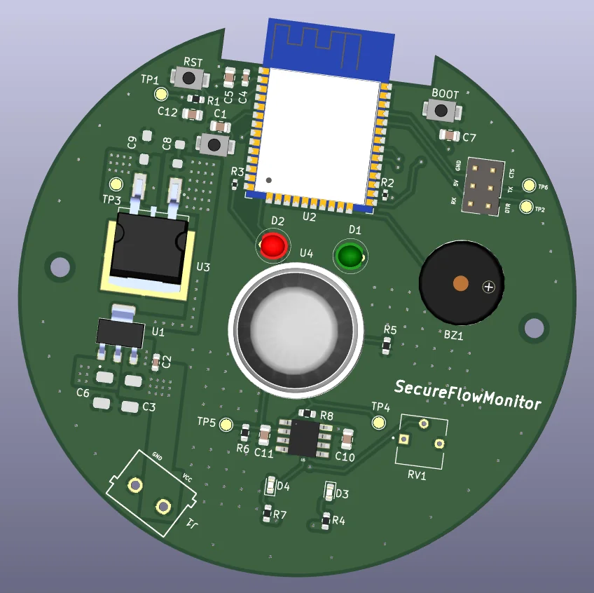 gas detector sensor PCB assembly signal processing board gas detection systems