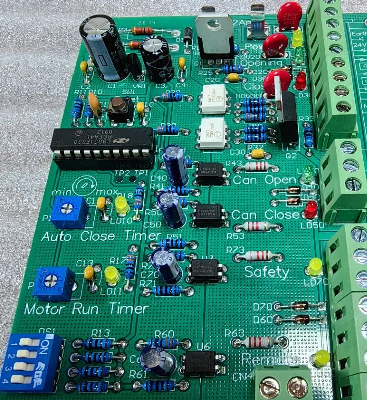 controller pcba terminal relay components